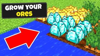 Thumbnail of the Minecraft Bedrock Marketplace product Grow Your Ores created by BLOCKLAB Studios.