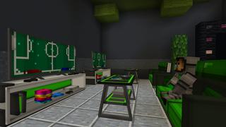 Screenshot of the Minecraft Bedrock Marketplace product Hacker Base created by BLOCKLAB Studios.