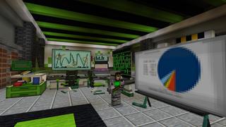 Screenshot of the Minecraft Bedrock Marketplace product Hacker Base created by BLOCKLAB Studios.