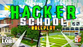 Thumbnail of the Minecraft Bedrock Marketplace product Hacker School - Roleplay created by BLOCKLAB Studios.