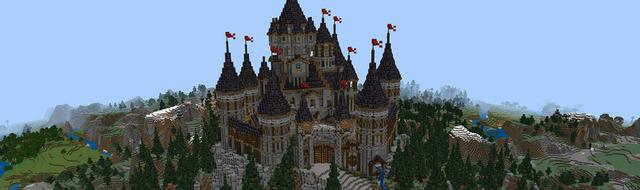 Panorama of the Minecraft Bedrock Marketplace product Hard Survival - Dungeons created by BLOCKLAB Studios.