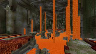 Screenshot of the Minecraft Bedrock Marketplace product Hard Survival - Dungeons created by BLOCKLAB Studios.