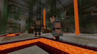 Screenshot of the Minecraft Bedrock Marketplace product Hard Survival - Dungeons created by BLOCKLAB Studios.