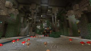 Screenshot of the Minecraft Bedrock Marketplace product Hard Survival - Dungeons created by BLOCKLAB Studios.