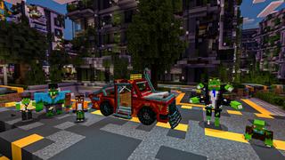 Screenshot of the Minecraft Bedrock Marketplace product Hard Survival - Zombies created by BLOCKLAB Studios.