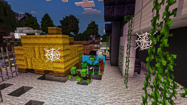 Screenshot of the Minecraft Bedrock Marketplace product Hard Survival - Zombies created by BLOCKLAB Studios.