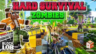 Thumbnail of the Minecraft Bedrock Marketplace product Hard Survival - Zombies created by BLOCKLAB Studios.