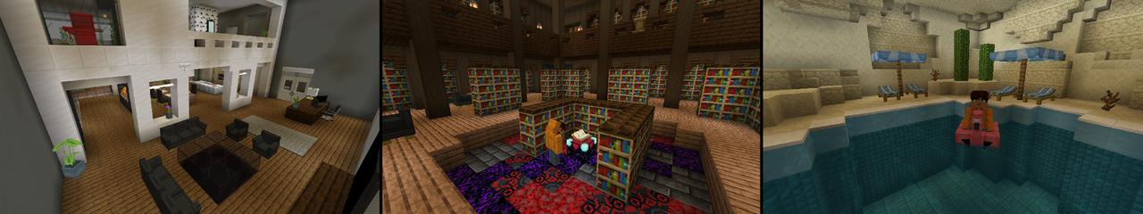 Panorama of the Minecraft Bedrock Marketplace product Hidden Base created by BLOCKLAB Studios.