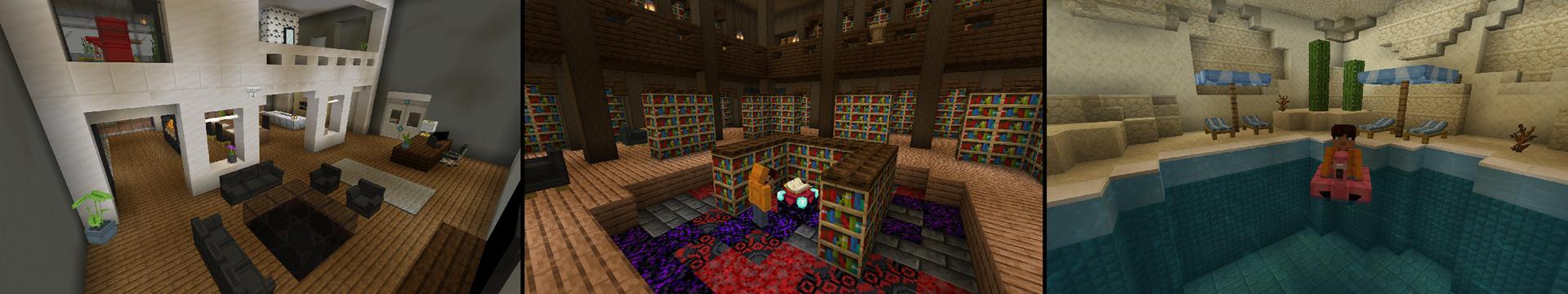 Panorama of the Minecraft Bedrock Marketplace product Hidden Base created by BLOCKLAB Studios.