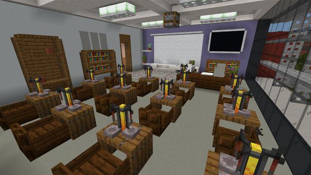 Screenshot of the Minecraft Bedrock Marketplace product High School Life Roleplay created by BLOCKLAB Studios.