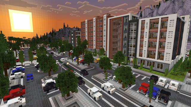 Screenshot of the Minecraft Bedrock Marketplace product High School Life Roleplay created by BLOCKLAB Studios.