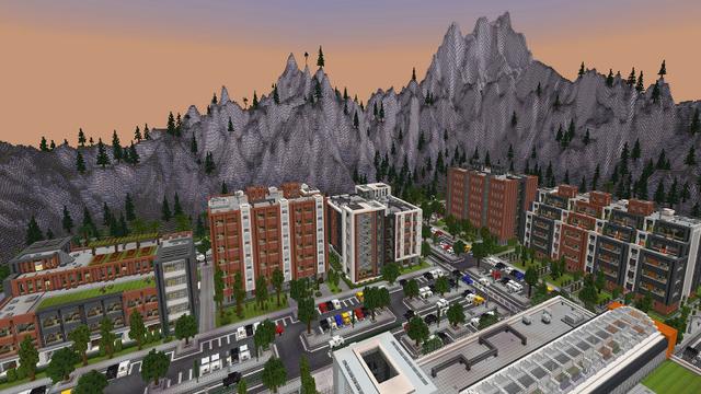 Screenshot of the Minecraft Bedrock Marketplace product High School Life Roleplay created by BLOCKLAB Studios.