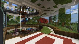 Screenshot of the Minecraft Bedrock Marketplace product Hill Mansion created by BLOCKLAB Studios.