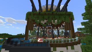 Screenshot of the Minecraft Bedrock Marketplace product Hill Mansion created by BLOCKLAB Studios.