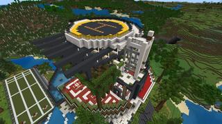 Screenshot of the Minecraft Bedrock Marketplace product Hill Mansion created by BLOCKLAB Studios.