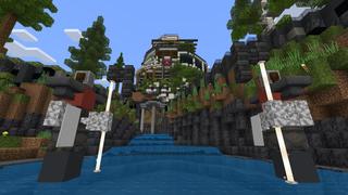 Screenshot of the Minecraft Bedrock Marketplace product Hill Mansion created by BLOCKLAB Studios.