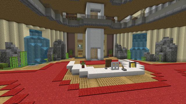 Screenshot of the Minecraft Bedrock Marketplace product Holiday Resort created by BLOCKLAB Studios.