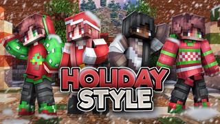 Thumbnail of the Minecraft Bedrock Marketplace product Holiday Style created by BLOCKLAB Studios.