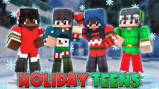 Thumbnail of the Minecraft Bedrock Marketplace product Holiday Teens created by BLOCKLAB Studios.