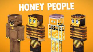 Thumbnail of the Minecraft Bedrock Marketplace product Honey People created by BLOCKLAB Studios.