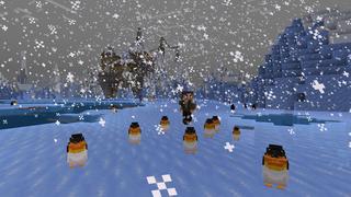 Screenshot of the Minecraft Bedrock Marketplace product Ice Raft Survival created by BLOCKLAB Studios.