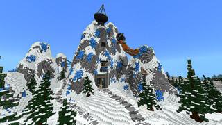 Screenshot of the Minecraft Bedrock Marketplace product Ice Secret Base created by BLOCKLAB Studios.