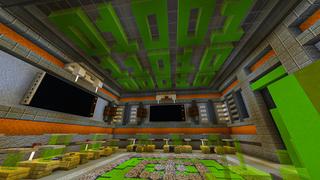 Screenshot of the Minecraft Bedrock Marketplace product Ice Secret Base created by BLOCKLAB Studios.