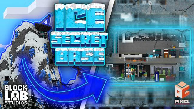 Thumbnail of the Minecraft Bedrock Marketplace product Ice Secret Base created by BLOCKLAB Studios.