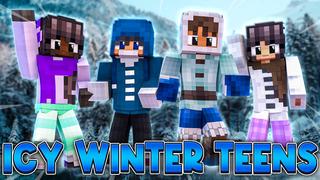 Thumbnail of the Minecraft Bedrock Marketplace product Icy Winter Teens created by BLOCKLAB Studios.