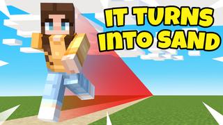 Thumbnail of the Minecraft Bedrock Marketplace product It Turns Into Sand created by BLOCKLAB Studios.