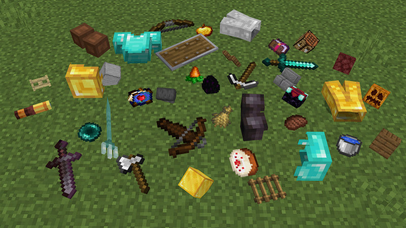 Full Minecraft Java Items Item Physics & More Add-On by BLOCKLAB Studios | CHUNK - Minecraft ...