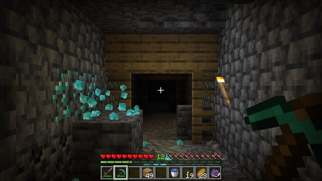 Screenshot of the Minecraft Bedrock Marketplace product Item Physics & More Add-On created by BLOCKLAB Studios.