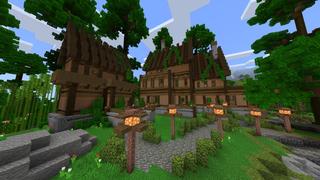 Screenshot of the Minecraft Bedrock Marketplace product Jungle Hideout created by BLOCKLAB Studios.