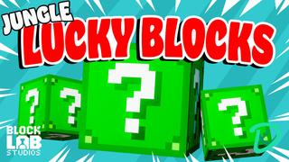Thumbnail of the Minecraft Bedrock Marketplace product Jungle Lucky Blocks created by BLOCKLAB Studios.