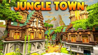Thumbnail of the Minecraft Bedrock Marketplace product Jungle Town created by BLOCKLAB Studios.