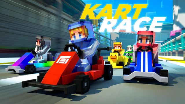 Thumbnail of the Minecraft Bedrock Marketplace product Kart Race created by BLOCKLAB Studios.