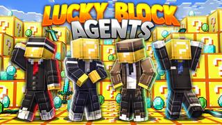 Thumbnail of the Minecraft Bedrock Marketplace product Lucky Block Agents created by BLOCKLAB Studios.