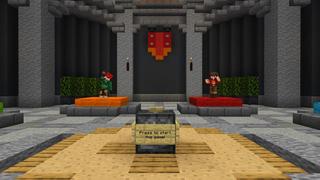 Screenshot of the Minecraft Bedrock Marketplace product Lucky Block Arena created by BLOCKLAB Studios.