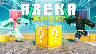 Thumbnail of the Minecraft Bedrock Marketplace product Lucky Block Arena created by BLOCKLAB Studios.