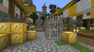 Screenshot of the Minecraft Bedrock Marketplace product Lucky Block Classic created by BLOCKLAB Studios.