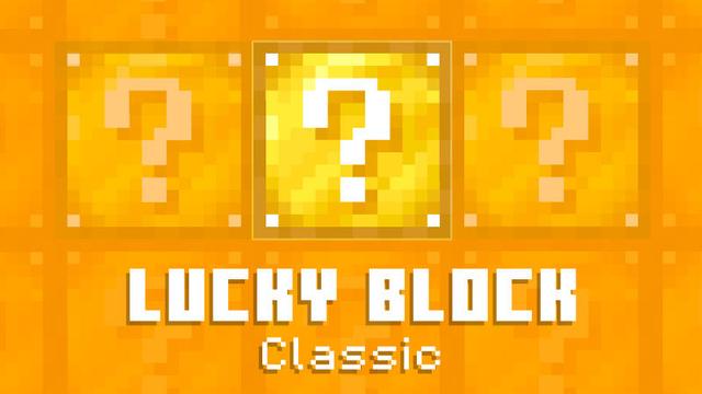 Thumbnail of the Minecraft Bedrock Marketplace product Lucky Block Classic created by BLOCKLAB Studios.