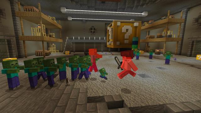 Screenshot of the Minecraft Bedrock Marketplace product Lucky Block Expansion created by BLOCKLAB Studios.