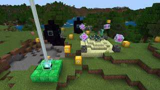 Screenshot of the Minecraft Bedrock Marketplace product Lucky Block World created by BLOCKLAB Studios.