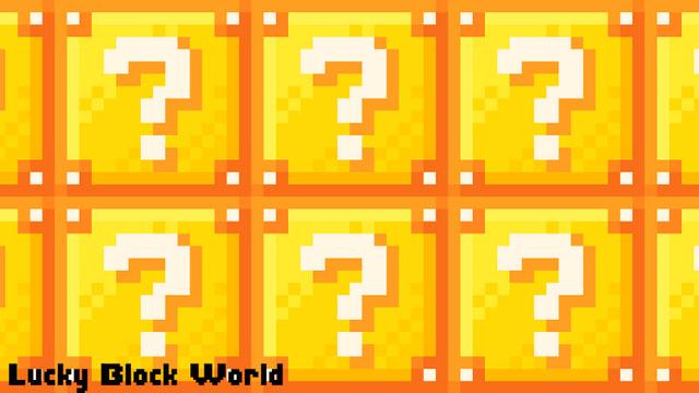 Thumbnail of the Minecraft Bedrock Marketplace product Lucky Block World created by BLOCKLAB Studios.