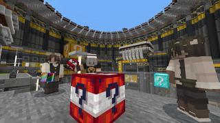 Screenshot of the Minecraft Bedrock Marketplace product Lucky Block created by BLOCKLAB Studios.