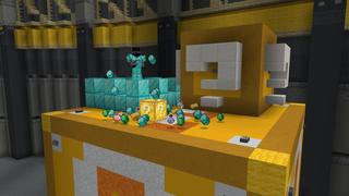 Screenshot of the Minecraft Bedrock Marketplace product Lucky Block created by BLOCKLAB Studios.