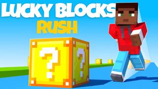 Thumbnail of the Minecraft Bedrock Marketplace product Lucky Blocks Rush created by BLOCKLAB Studios.