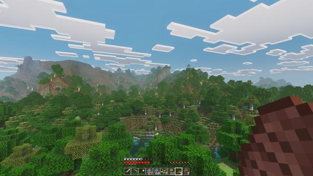 Screenshot of the Minecraft Bedrock Marketplace product Lush Visuals created by BLOCKLAB Studios.