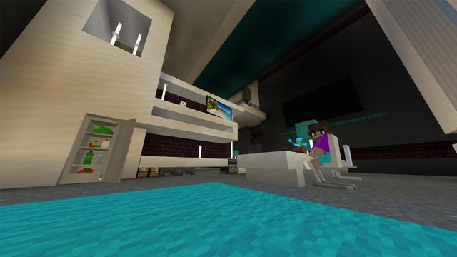 Screenshot of the Minecraft Bedrock Marketplace product Luxury Mansion created by BLOCKLAB Studios.