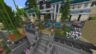 Screenshot of the Minecraft Bedrock Marketplace product Luxury Mansion created by BLOCKLAB Studios.
